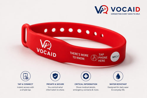 VOCAID Smart NFC Wristband